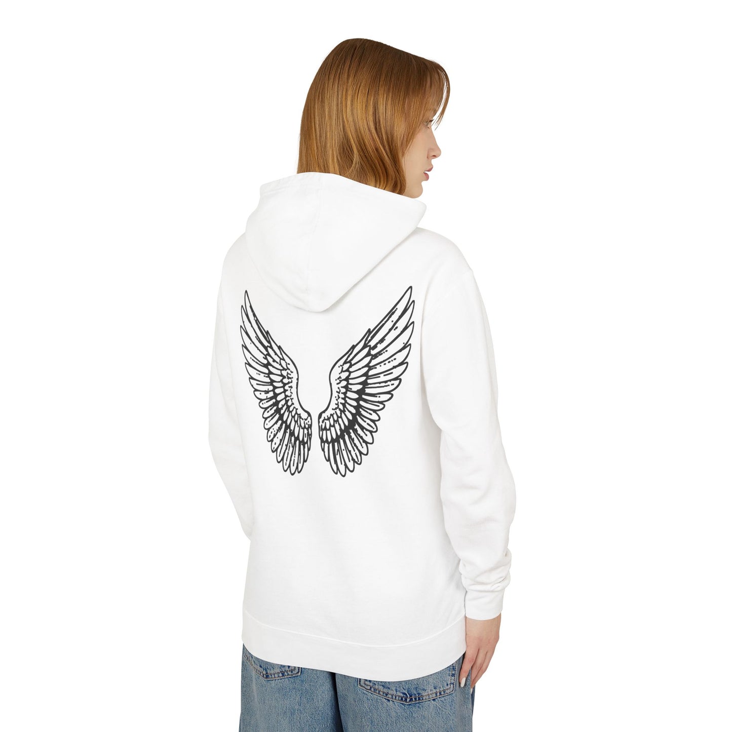 Minimalist Spiral Unisex Lightweight Hooded Sweatshirt - Cozy, Stylish, Perfect for Every Occasion