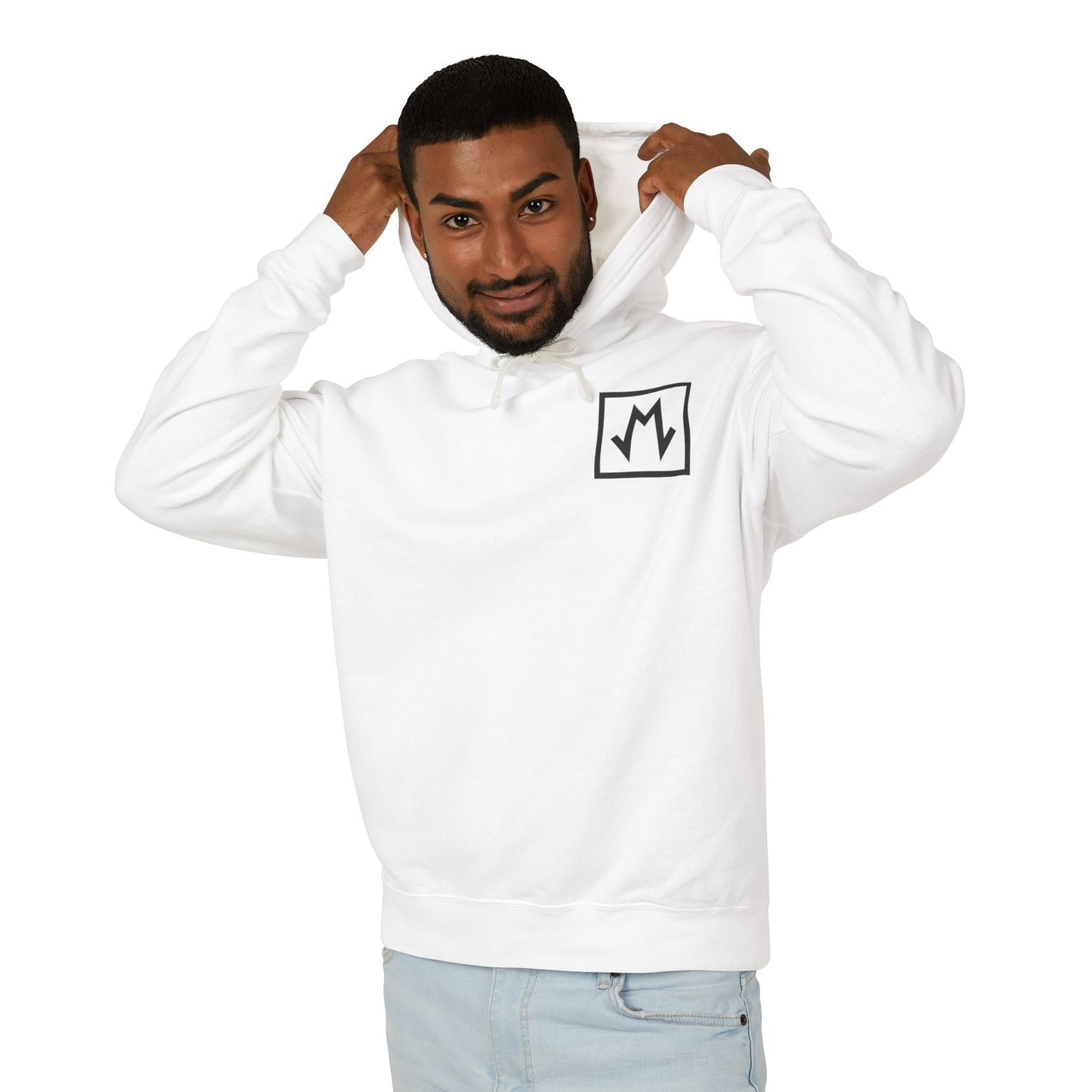 Minimalist Spiral Unisex Lightweight Hooded Sweatshirt - Cozy, Stylish, Perfect for Every Occasion