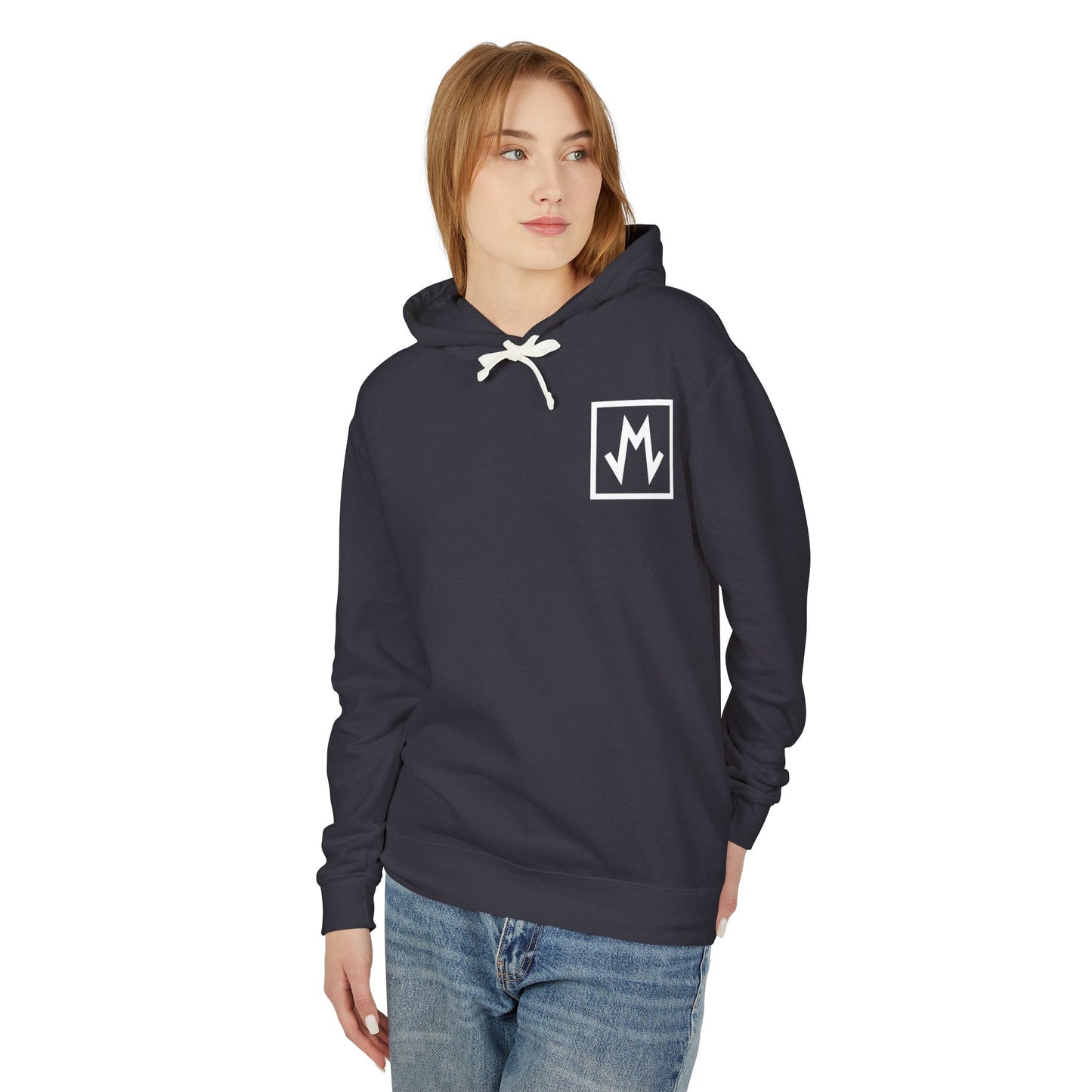 Minimalist Spiral Unisex Lightweight Hooded Sweatshirt - Cozy, Stylish, Perfect for Every Occasion